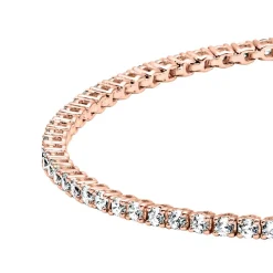 Roségoldenes Tennisarmband mit Diamanten BDB0030-RSL