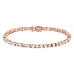 Roségoldenes Tennisarmband mit lab grown Diamanten BDB0020LG-RSL