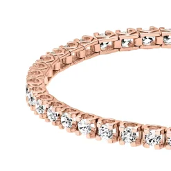 Roségoldenes Tennisarmband mit lab grown Diamanten BDB0020LG-RSL