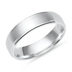 Schlichter Ring 925 Silber polierte Kanten 5mm R8505SL