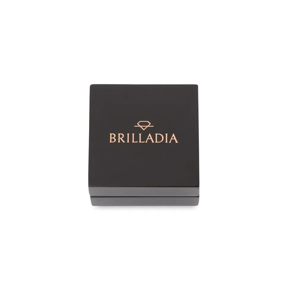 Schwarzes Etui für Ohrschmuck, Hochglanz GET0018-B