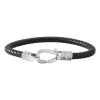 Schwarzes Lederarmband Niland für Herren PJ26491BLB.01