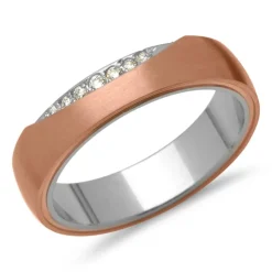 Silber Vivo Damenring rosévergoldet Zirkonia R8553czSL