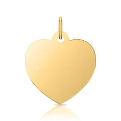 Silberkette mit Anhänger vergoldet gravierbar SP0333SLK