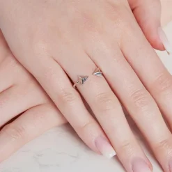 Silberner Ring Pyramiden 925er Silber LSR0007