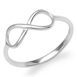 Silberner Ring Unendlichkeitssymbol 925er Silber LSR0008