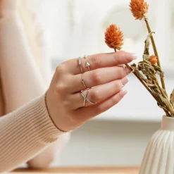 Silberner X-Ring 925er Silber LSR0009