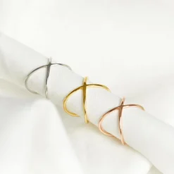 Silberner X-Ring 925er Silber LSR0009