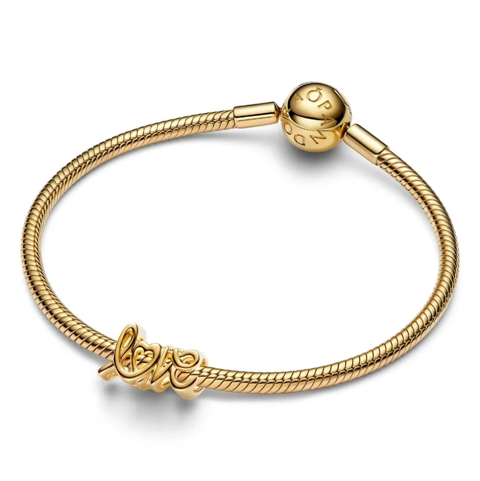 Slide-Charm Love, vergoldet, Moments 763055C00