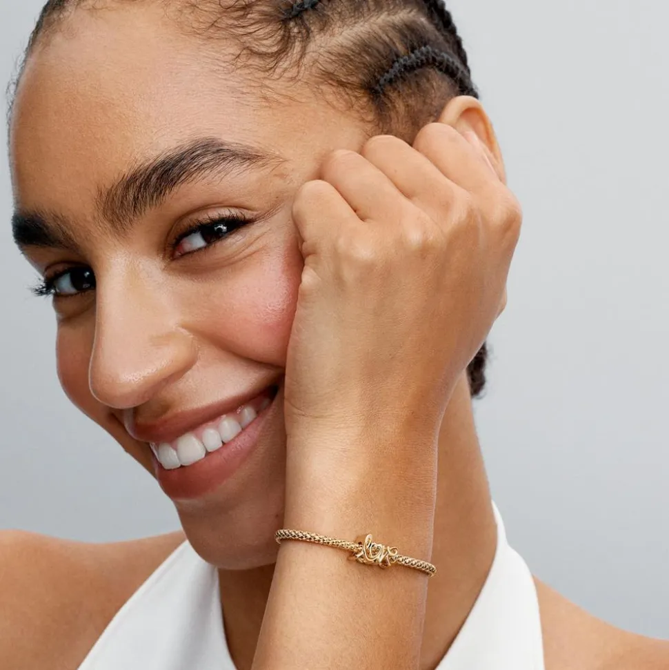 Slide-Charm Love, vergoldet, Moments 763055C00