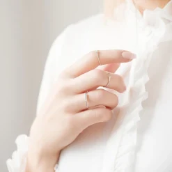 Stäbchen Ring aus Sterlingsilber LSR0036