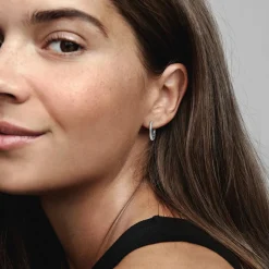 Sterlingsilber Damen Creolen, Moments-Kollektion 292728C00