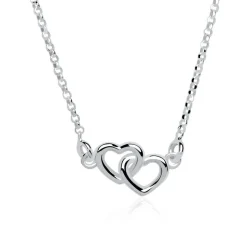Sterlingsilber Kette Herzen SN0420