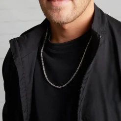 Sterlingsilber Königskette für Herren, 3,0 mm KK0030-RH