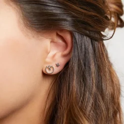 Stern Ohrstecker aus Sterlingsilber LSE0018