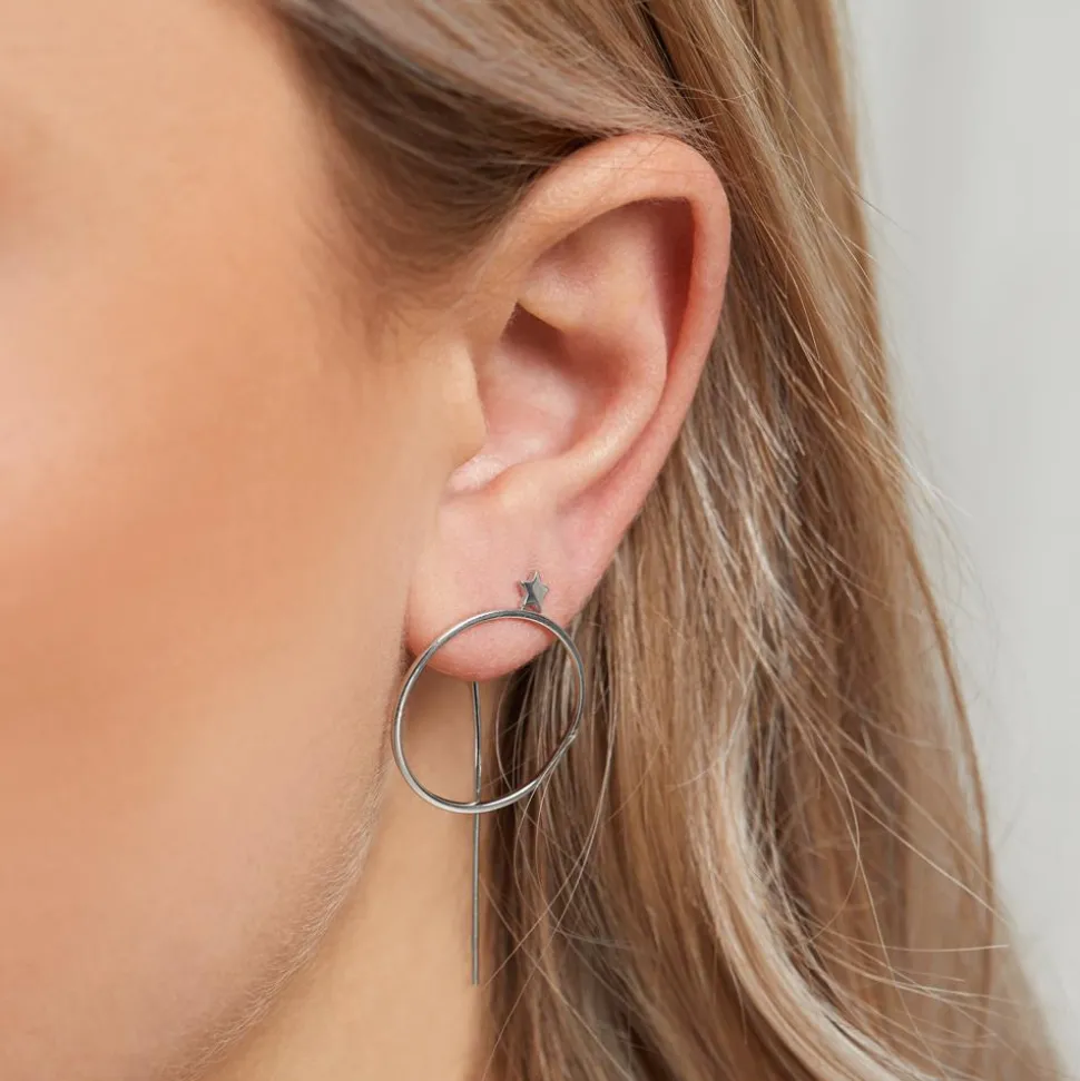 Stern Ohrstecker aus Sterlingsilber LSE0018