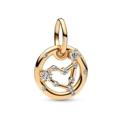 Sternzeichen Capricorn Anhänger, vergoldet, Zirkonia 762720C01