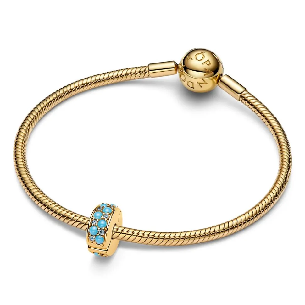 Stopper Charm für Damen, vergoldet, Moments 763902C01