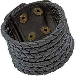 7-Strängiges-Echtleder Armband im coolen Design LB0346
