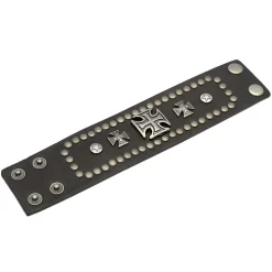 Stylisches Lederarmband im Kreuz-Design LB0345