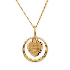 Taufkette 333 Gold Zirkonia Engel KTR0028SLK