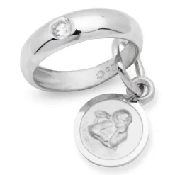 Taufkette 925 Silber Zirkonia KTR0039SLK