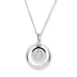 Taufkette 925 Silber Zirkonia KTR0039SLK