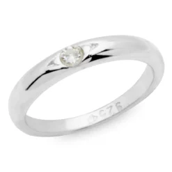 Taufkette 925 Silber Zirkonia KTR0048SLK