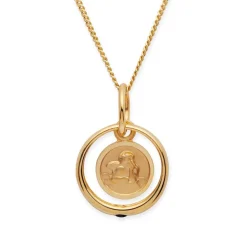 Taufkette 333er Gold mit Saphir Engel KTR0020SLK