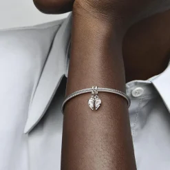 Teilbare Charm Anhänger Mutter Tochter aus 925er Silber 792643C01