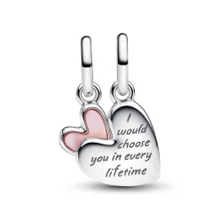 Teilbare Mutter Tocher Anhänger, Sterlingsilber Moments 793766C01