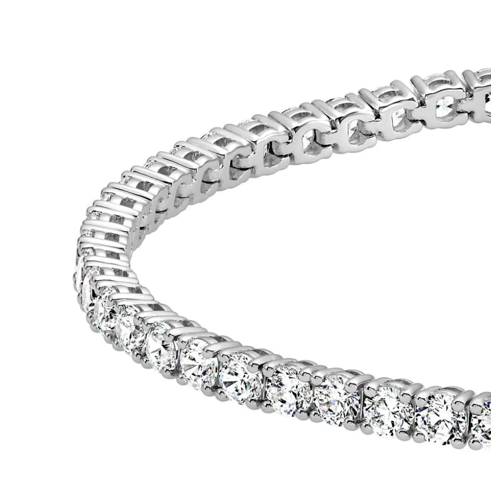 Tennisarmband aus Weißgold oder Platin mit 59 Diamanten BDB0034-WSL