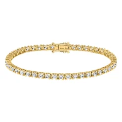 Tennisarmband mit lab grown Diamanten aus Gold BDB0020LG-GSL