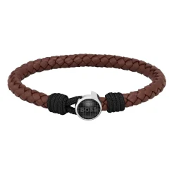 Thad Classic Lederarmband für Herren, braun 1580467