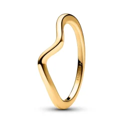 Timeless Damen Ring Welle, IP Gold 163095C00