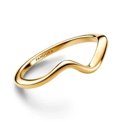 Timeless Damen Ring Welle, IP Gold 163095C00
