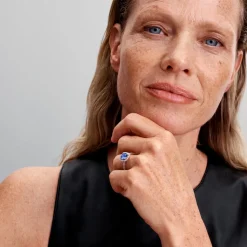 Timeless Halo-Ring für Damen, Sterlingsilber, Zirkonia 193550C01