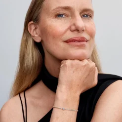 Timeless Herz Tennisarmband, IP Gold, Zirkonia 560041C01