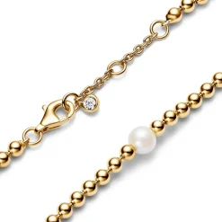 Timeless Kugelarmband für Damen mit Perle, IP Gold 563173C01