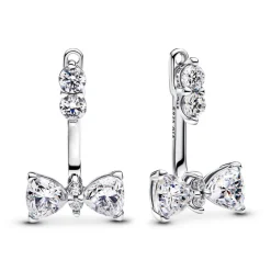 Timeless Schleifen Ohrringe für Damen, Sterlingsilber 293543C01