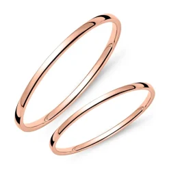 Trauringe aus 14-karätigem Roségold ER0008-14KRs