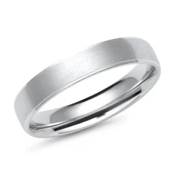 Trauringe aus Weißgold oder Platin mit 3 Diamanten ER0061s