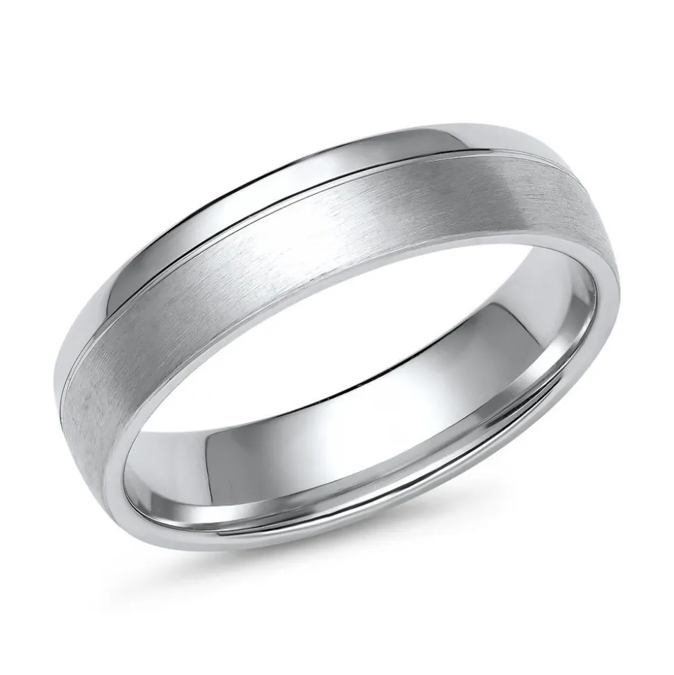 Trauringe aus Weißgold oder Platin mit 39 Diamanten ER0063s