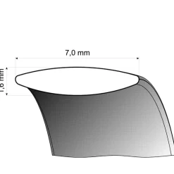 Trauringe Gelb- und Weißgold 7mm 50617