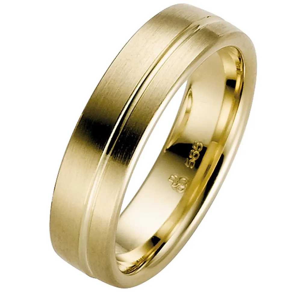 Trauringe Gelbgold 6mm 06231