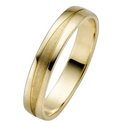 Trauringe Gelbgold 4mm 04826