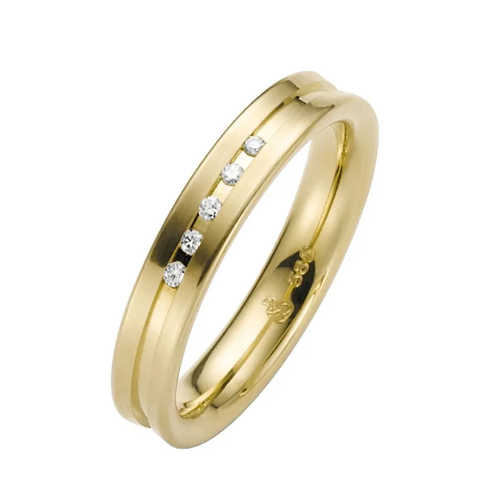 Trauringe Gelbgold 4mm 39405