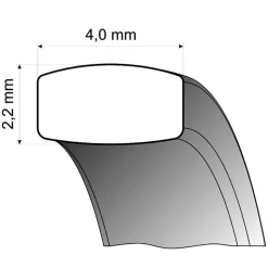 Trauringe Gelbgold 4mm 04803