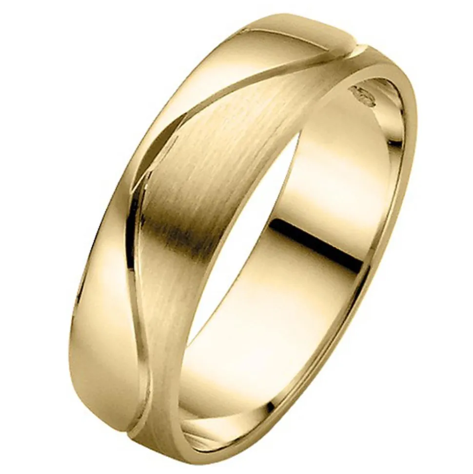 Trauringe Gelbgold 6mm 06288