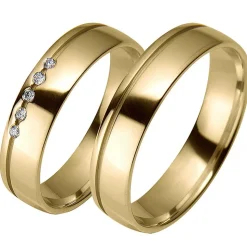 Trauringe Gelbgold 5mm 05504